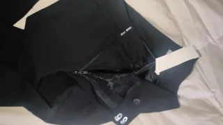 Pantalón de traje negro mujer