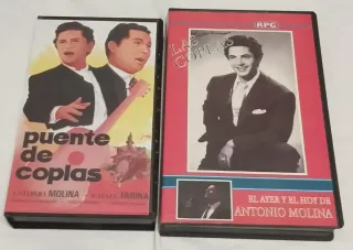 2 PELÍCULAS VHS DE ANTONIO MOLINA.