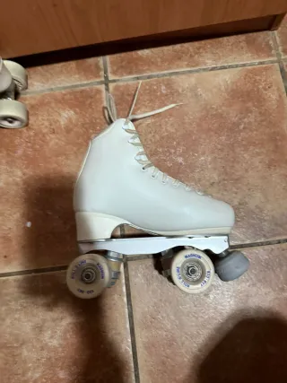 Patines de Competición Profesionales Blancos