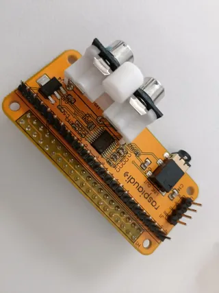 Tarjeta audio para Raspberry Pi y complementos