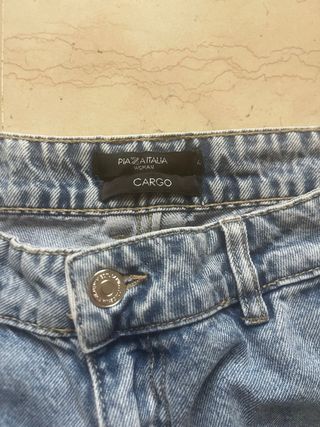Jeans Cargo Piazza Italia Donna Tg 42 Nuovi