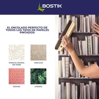 BOSTIK COLA PAPELES PINTADOS Rosa, Cola Papel Pint