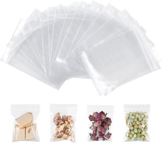 AiQInu 100 Piezas Bolsas Zip 6 x 8 cm, Bolsas Plas