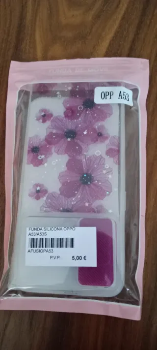 Funda silicona OPPO A53/A53S flores