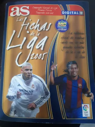 Album Fichas Liga 2004-2005 Semicompleto