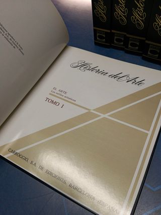 ENCICLOPEDIA. Historia del Arte. 8 Tomos. Biblioteca Cultural Carroggio.