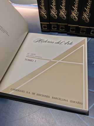 ENCICLOPEDIA. Historia del Arte. 8 Tomos. Biblioteca Cultural Carroggio.
