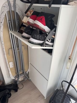 Zapatero Blanco IKEA BISSA 3 Compartimentos