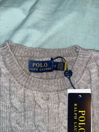 Jersey Polo Ralph Lauren Gris Talla S