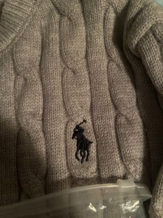 Jersey Polo Ralph Lauren Gris Talla S