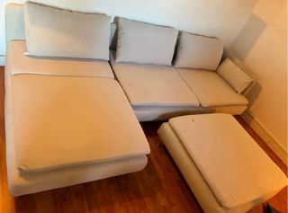 Sofá SÖDERHAMN Chaise Longue + Reposapiés