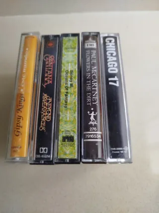 Lote 5 Cassettes Rock Pop Internacional