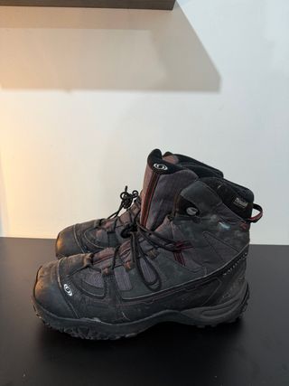 Botas Salomon Negras y Grises