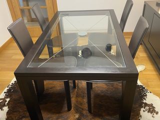 Mesa Comedor Roche Bobois Cristal trasparente