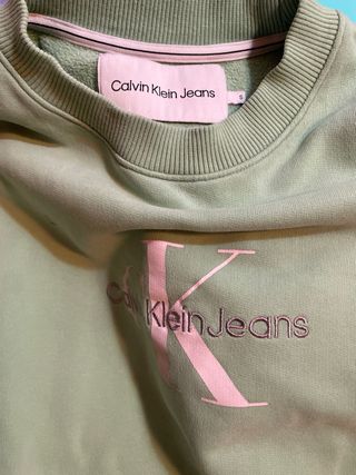 Sudadera Calvin Klein Jeans Verde