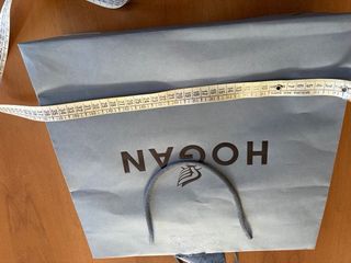 Sacchetto carta shopper Hogan Grigio/azzurro