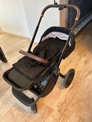 Carrito de bebé Muuvo Quick 2.0 negro capazo+silla