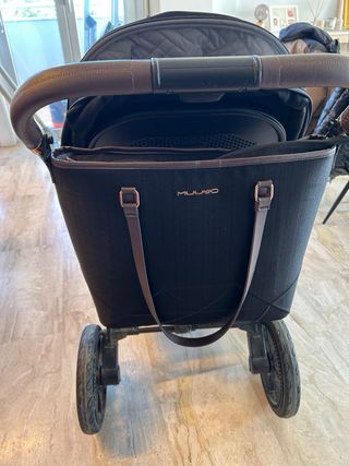 Carrito de bebé Muuvo Quick 2.0 negro capazo+silla