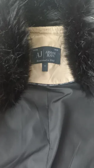 Cazadora Armani Jeans Mujer Beige