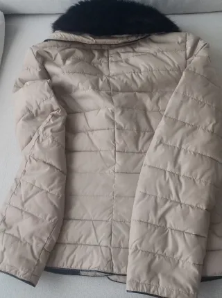 Cazadora Armani Jeans Mujer Beige