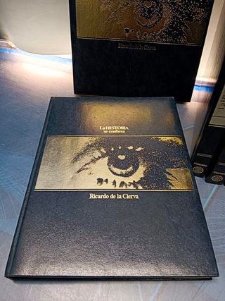 Lote 10 libros, RICARDO DE LA CIERVA. LA HISTORIA SE CONFIESA. OBRA COMPLETA, 10 tomos