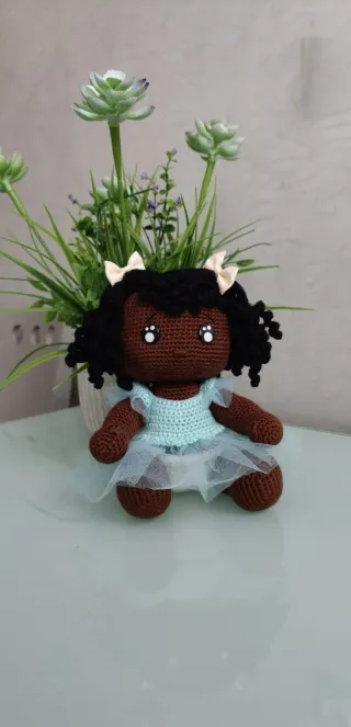 Muñeca Amigurumi Crochet Bailarina