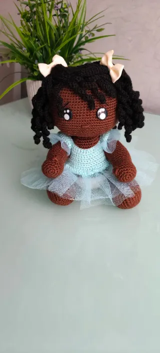 Muñeca Amigurumi Crochet Bailarina