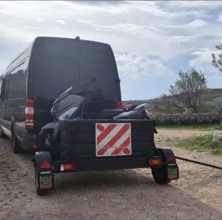 Alquiler Remolque Transversal para 1 moto