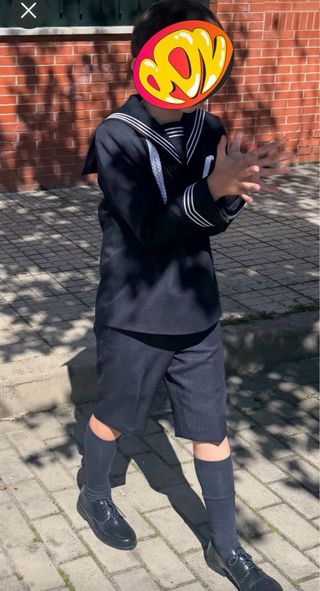 Traje de Comunión Azul Marino Marinero