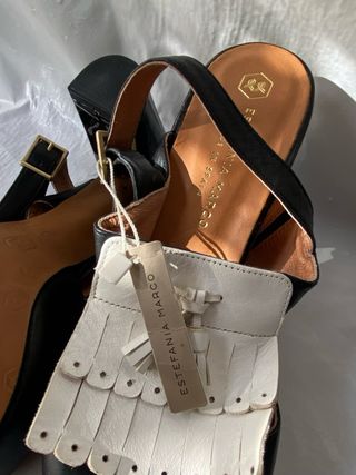 Tacones Estefanía Marco Piel España Nuevos