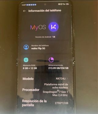 Móvil Nubia flip 5G