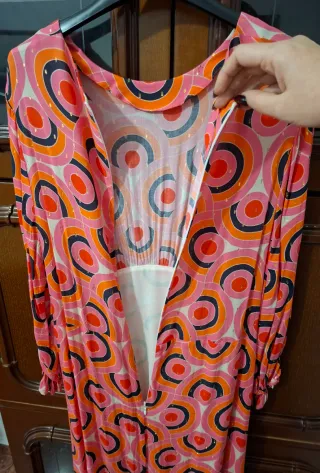 Vestido largo Vilagallo estampado