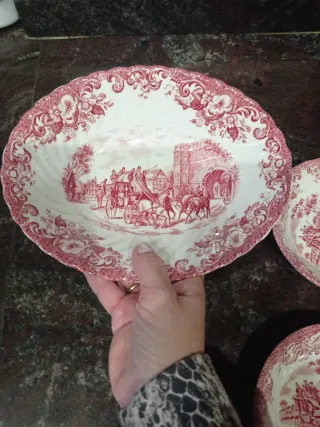 4 Cuencos de Porcelana con Diseño