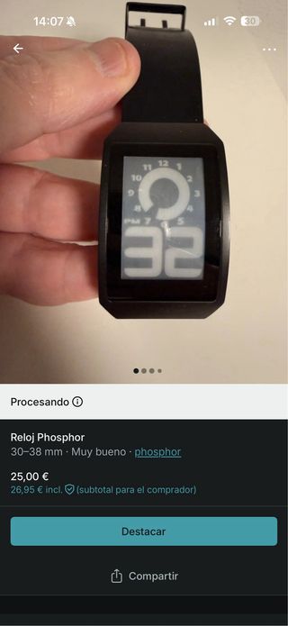 Reloj Negro