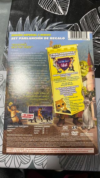 DVD Shrek 2 Edición Especial