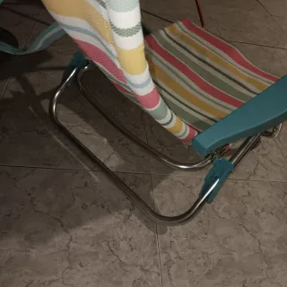 Silla de playa plegable aluminio