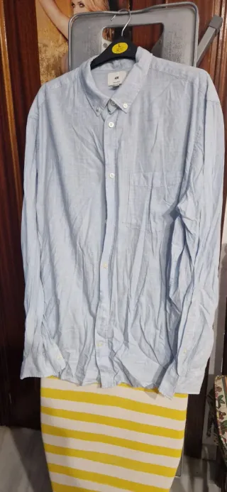 Camisa H&M azul talla L