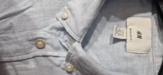 Camisa H&M azul talla L
