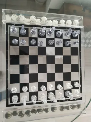 Ajedrez y Damas Metacrilato