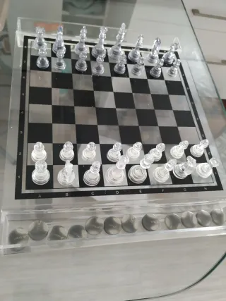 Ajedrez y Damas Metacrilato