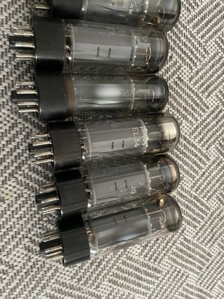 12 Lámparas o Válvulas EL34 para Radios Antiguas