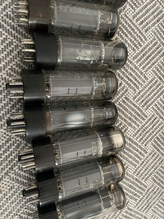 12 Lámparas o Válvulas EL34 para Radios Antiguas