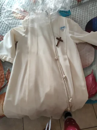 Tunica Prima Comunione Panna Unisex