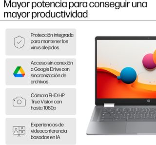 HP Chromebook x360 14b-cd0006ns - Ordenador portát