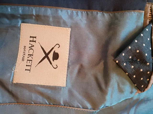 Americana Hackett Talla S Azul