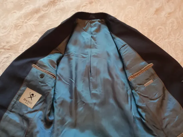 Americana Hackett Talla S Azul