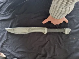 Spada corta LARP + coltello da lancjo + sacchetto