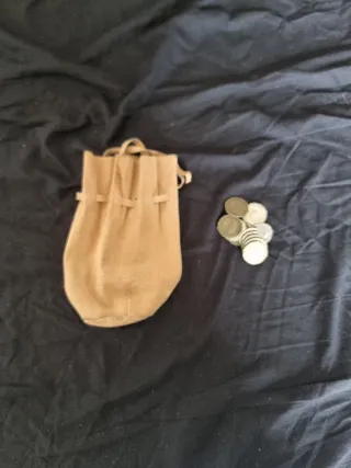 Spada corta LARP + coltello da lancjo + sacchetto