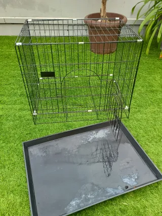 Jaula para mascotas negra