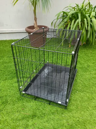 Jaula para mascotas negra